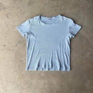 Anchor Blue Light Blue womens L tee